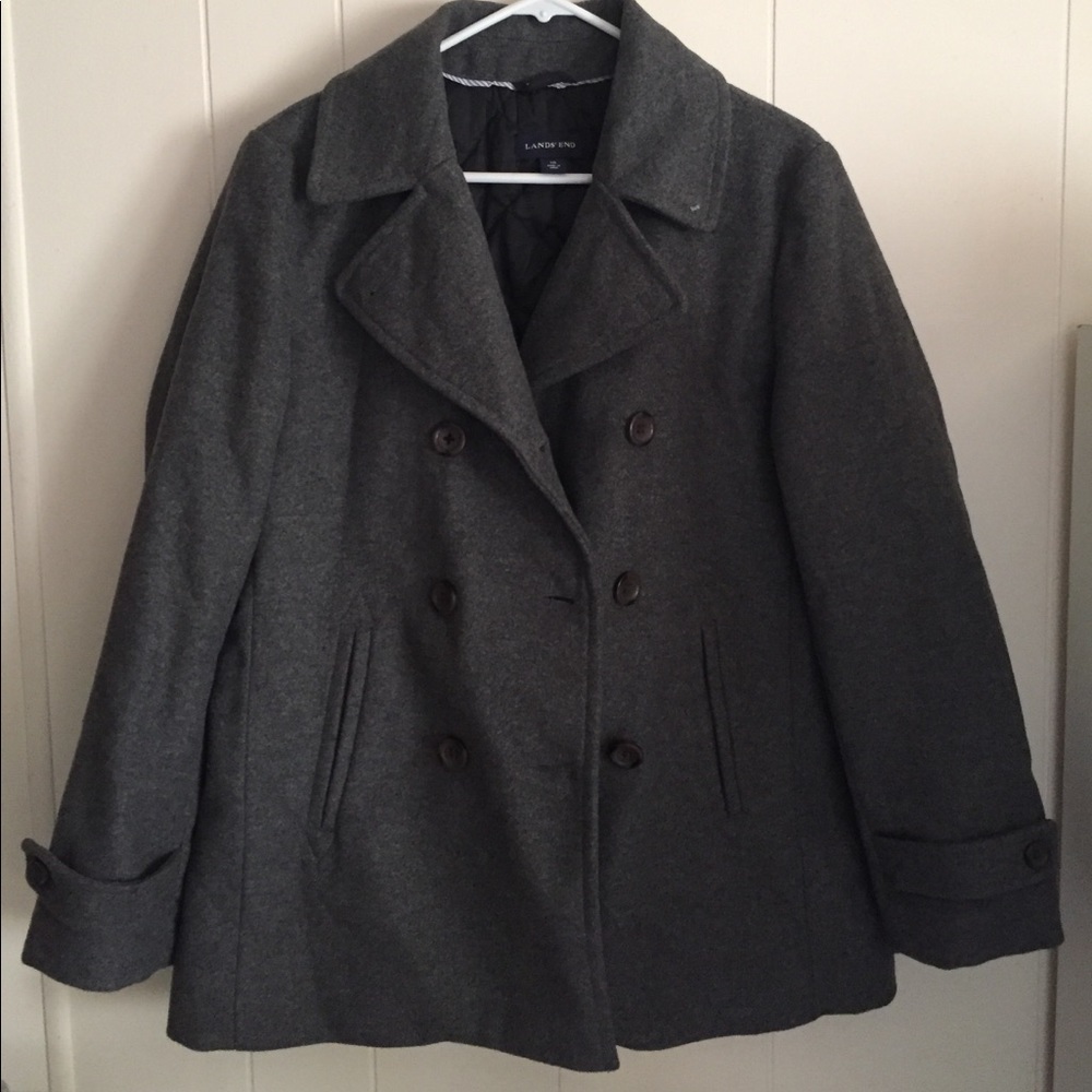 Grey Pea Coat